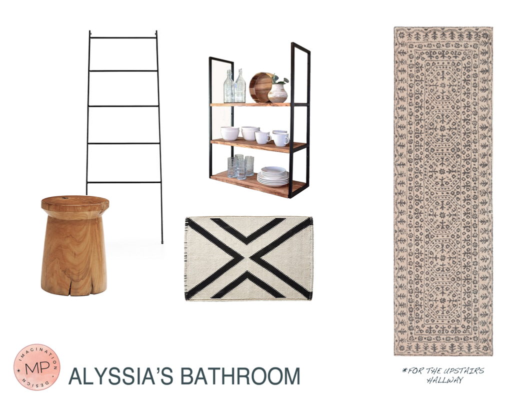 Durant - Daughter's Bathroom Concept Board