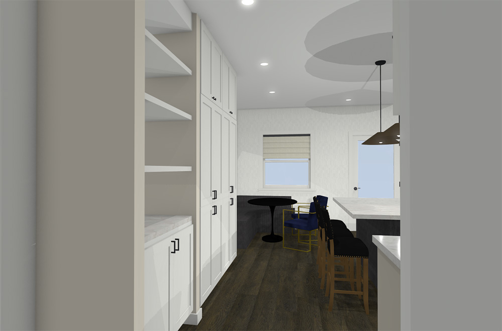 Keystone 2 - Kitchen Hallway Render